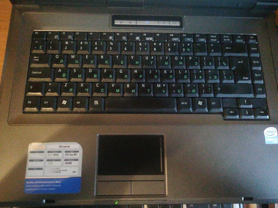Ноутбук ASUS X51L 15.4" (без HDD и аккумулятора)