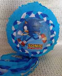 Pobiera urodzinowa Sonic niebieska