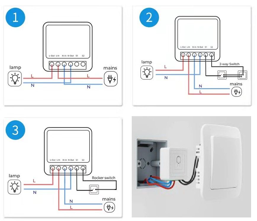 Mini smart swith wi-fi