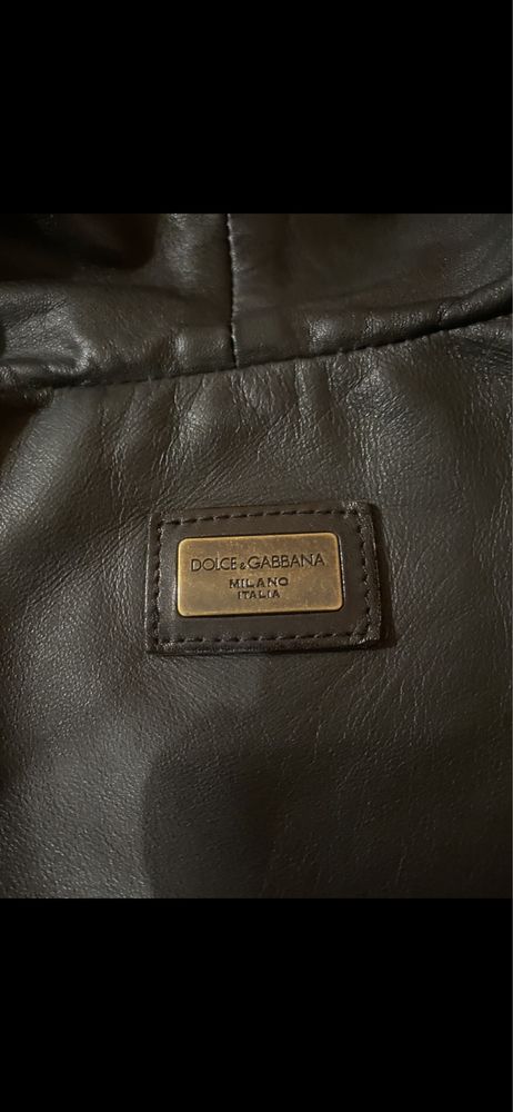 Dolce Gabbana оригинал кожаная куртка