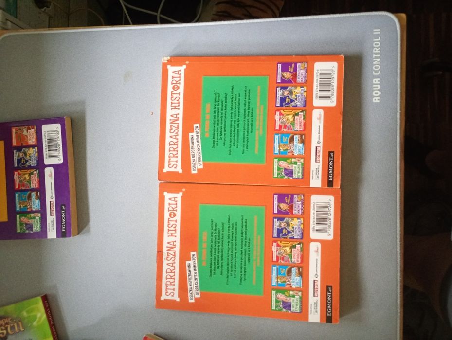 Książki strrraszna historia 3 części + 1 powtórka gratis