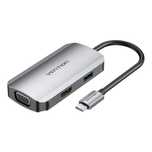 Stacja Dokująca Vention Usb-C Hdmi Vga 4K Pd 100W Do Laptopa