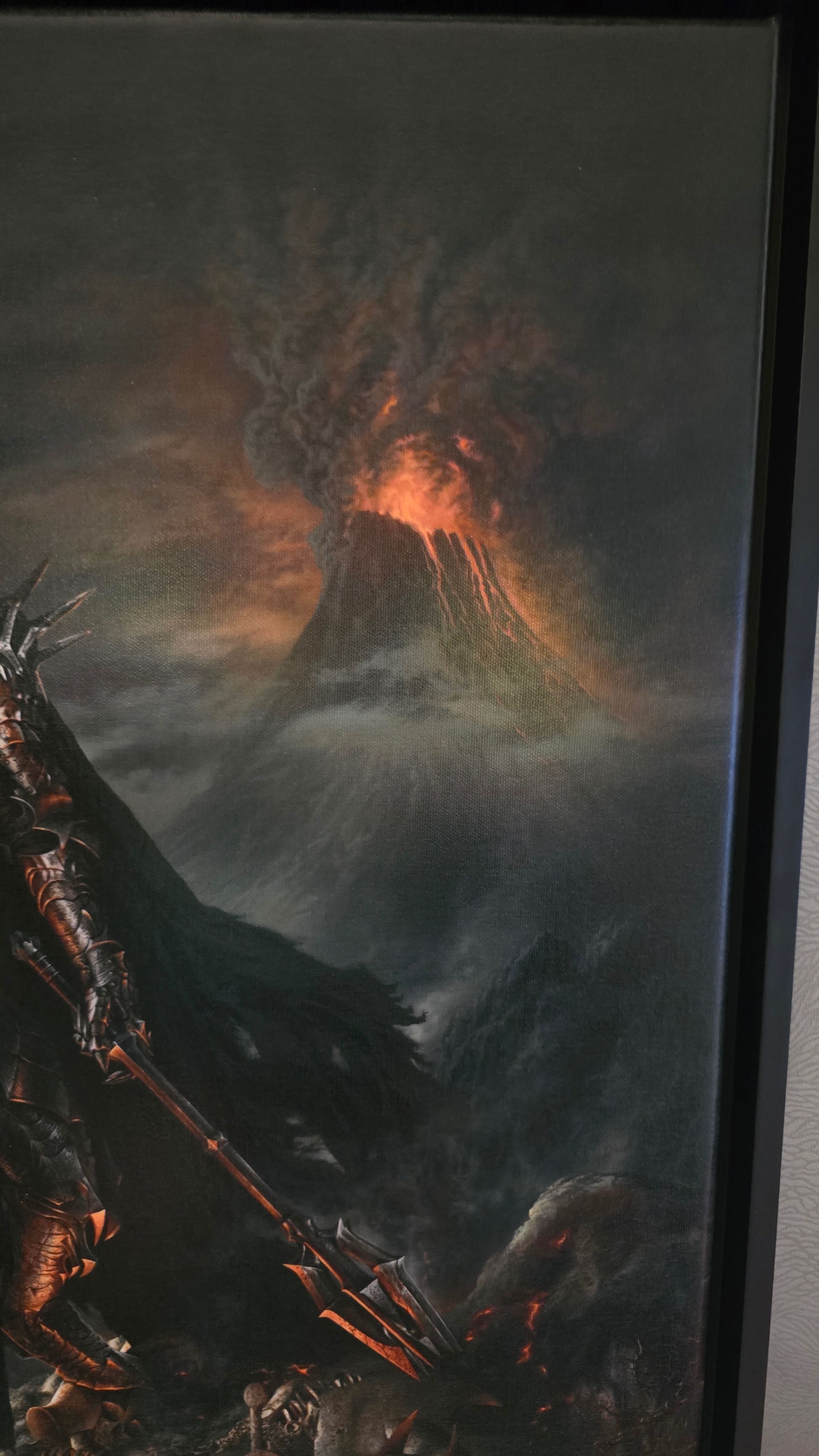 The Lord Of The Rings - Sauron by Jerry Vanderstelt Art Print