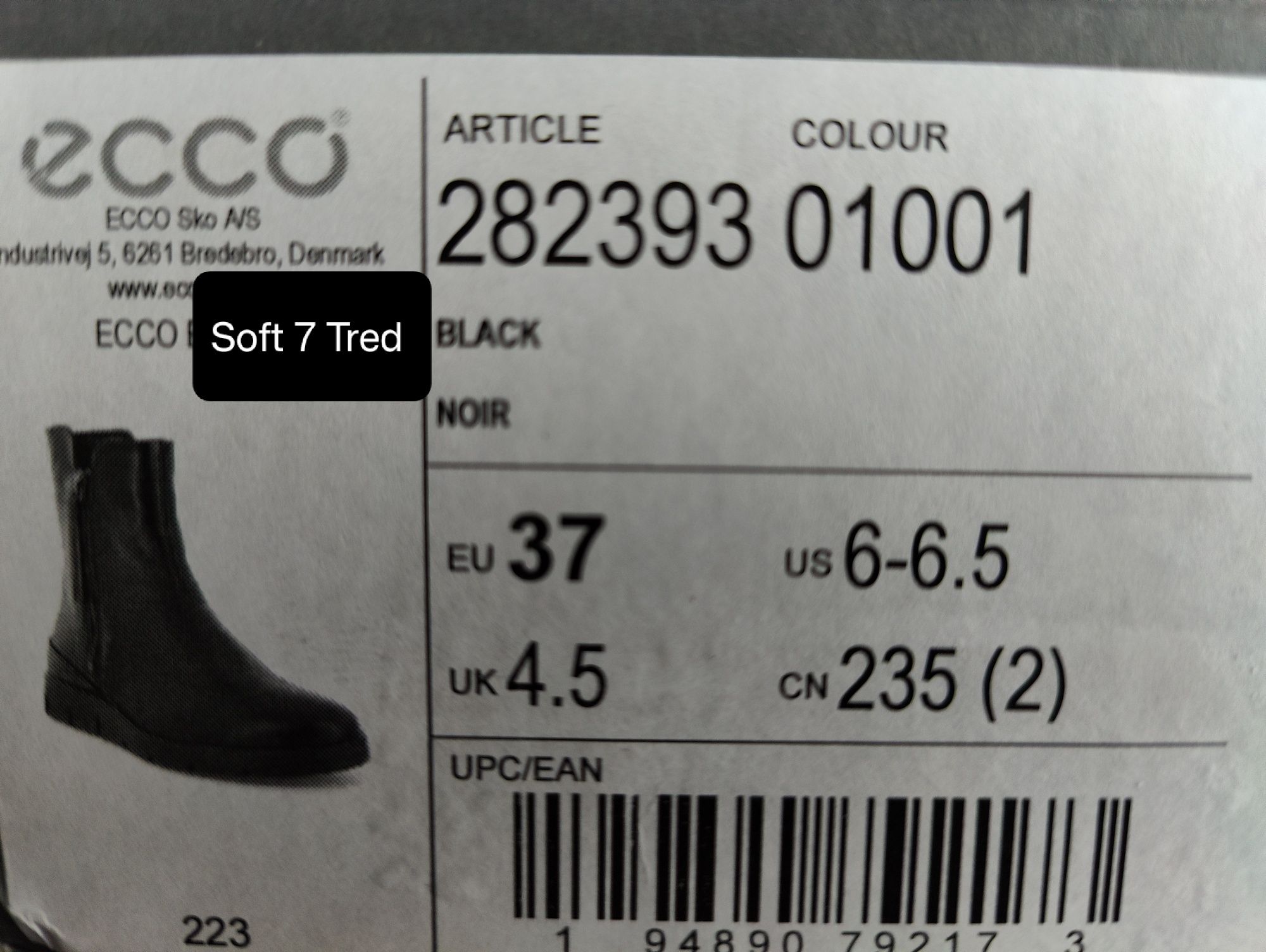 ECCO Soft 7 Tred Chelsea  botki damskie Gore-Tex r. 37