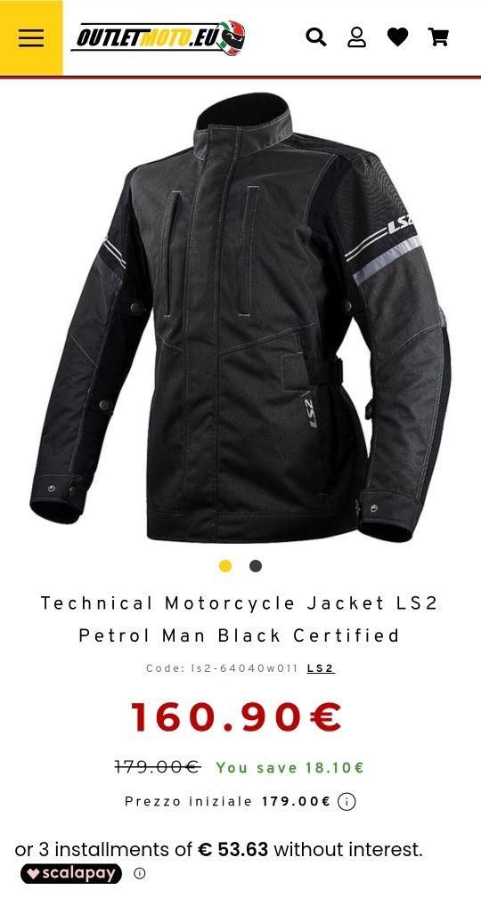 Casaco LS2 Petrol Man - Novo