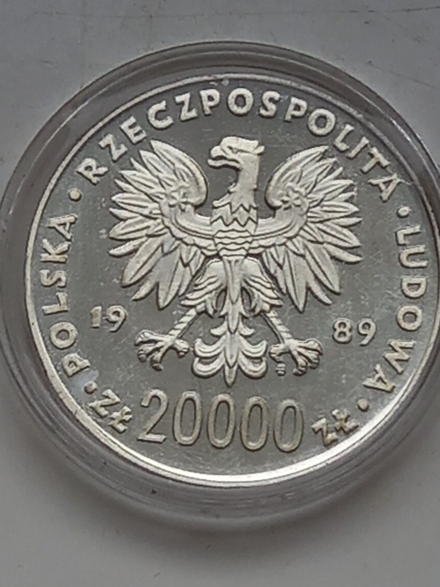 20000 zł 1989 r Kolekcjonerska