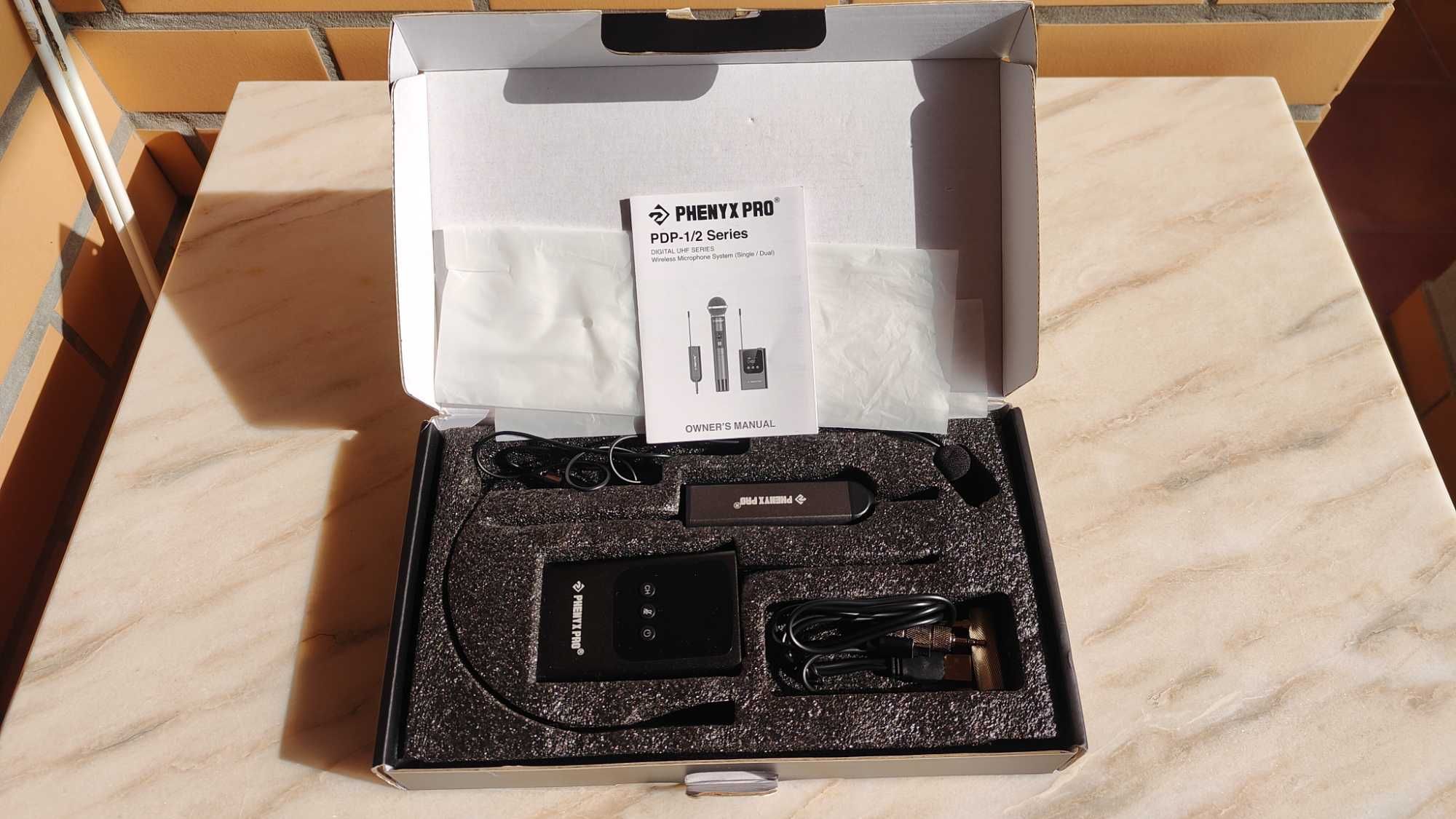 Microfone sem fios Lapela Digital - Phenyx Pro - PDP-1-1B - Como Novo