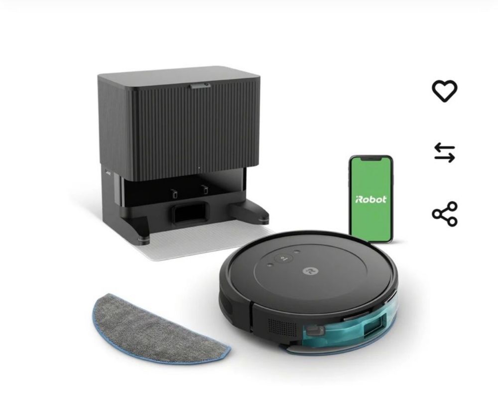 Aspirador robô IROBOT roomba 105 combo auto empty