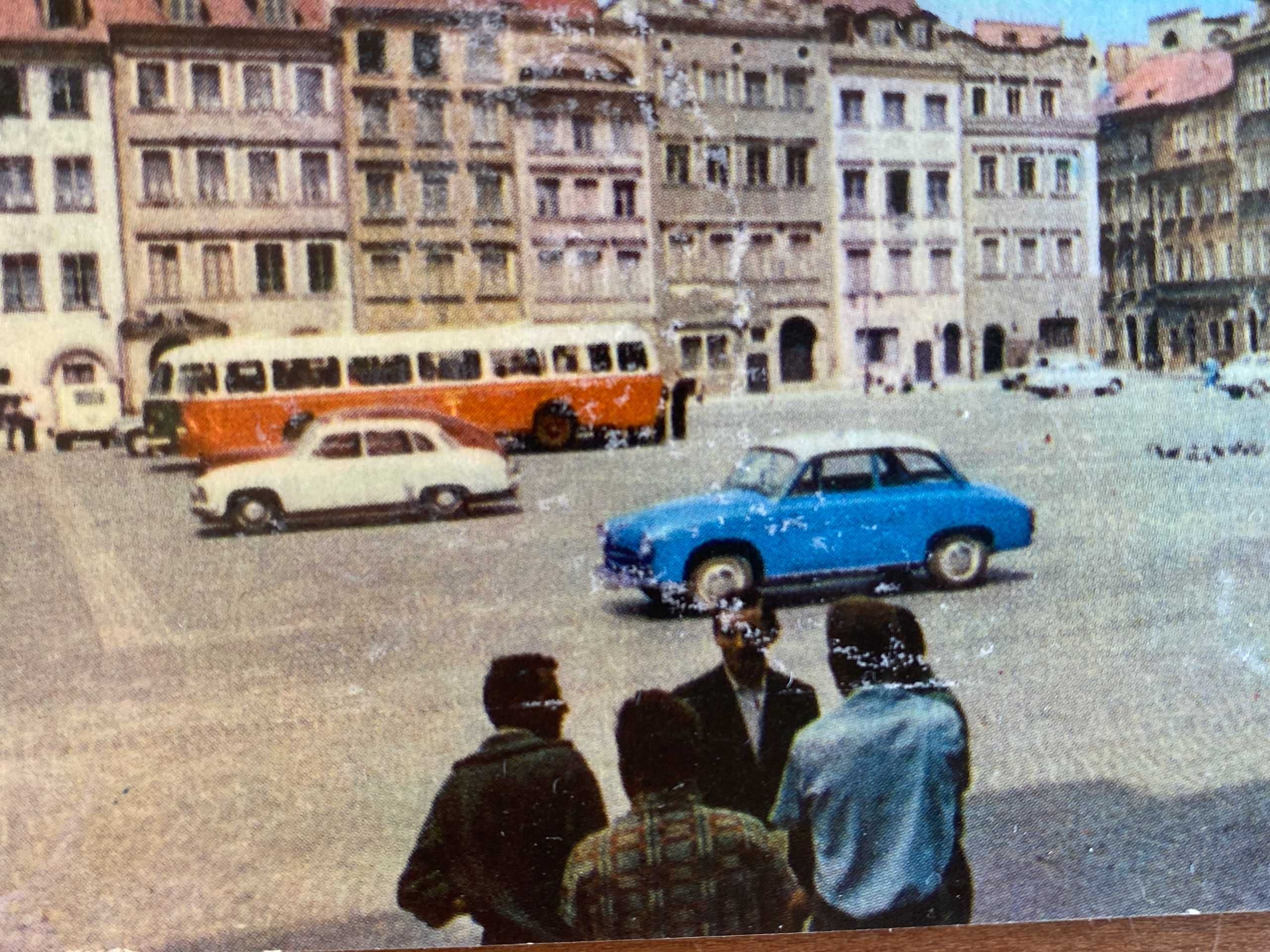 Stara Pocztówka Fotografia 1967 Warszawa Stare Miasto Rynek
