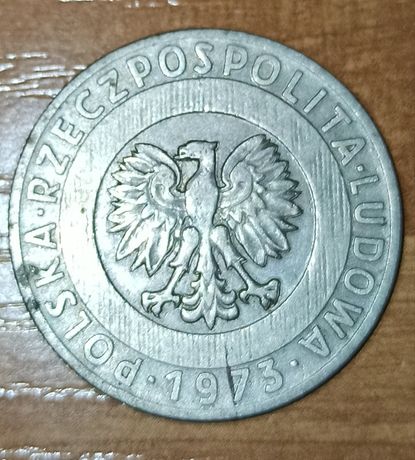 20 zlotych moneta z roku 1973 rok