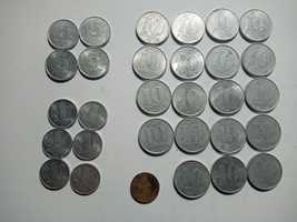 32 monety Pfenning od 1950 do 1989 roku