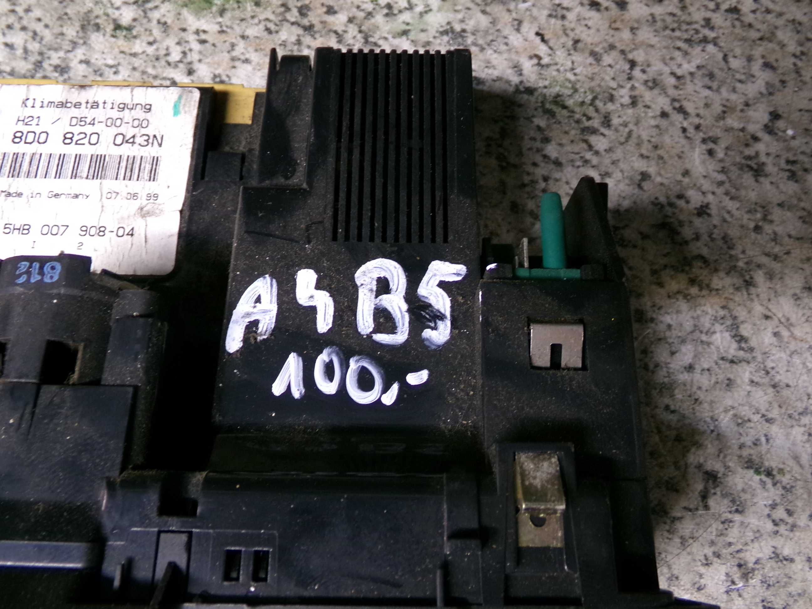 Maj55 Panel regulacji nawiewu klimatyzacji audi a4 b5 wysyłka części