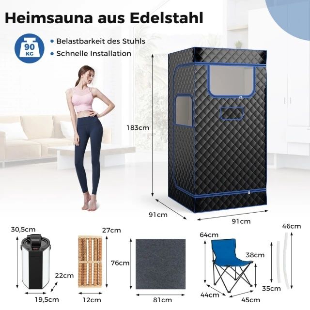 Przenośna sauna parowa