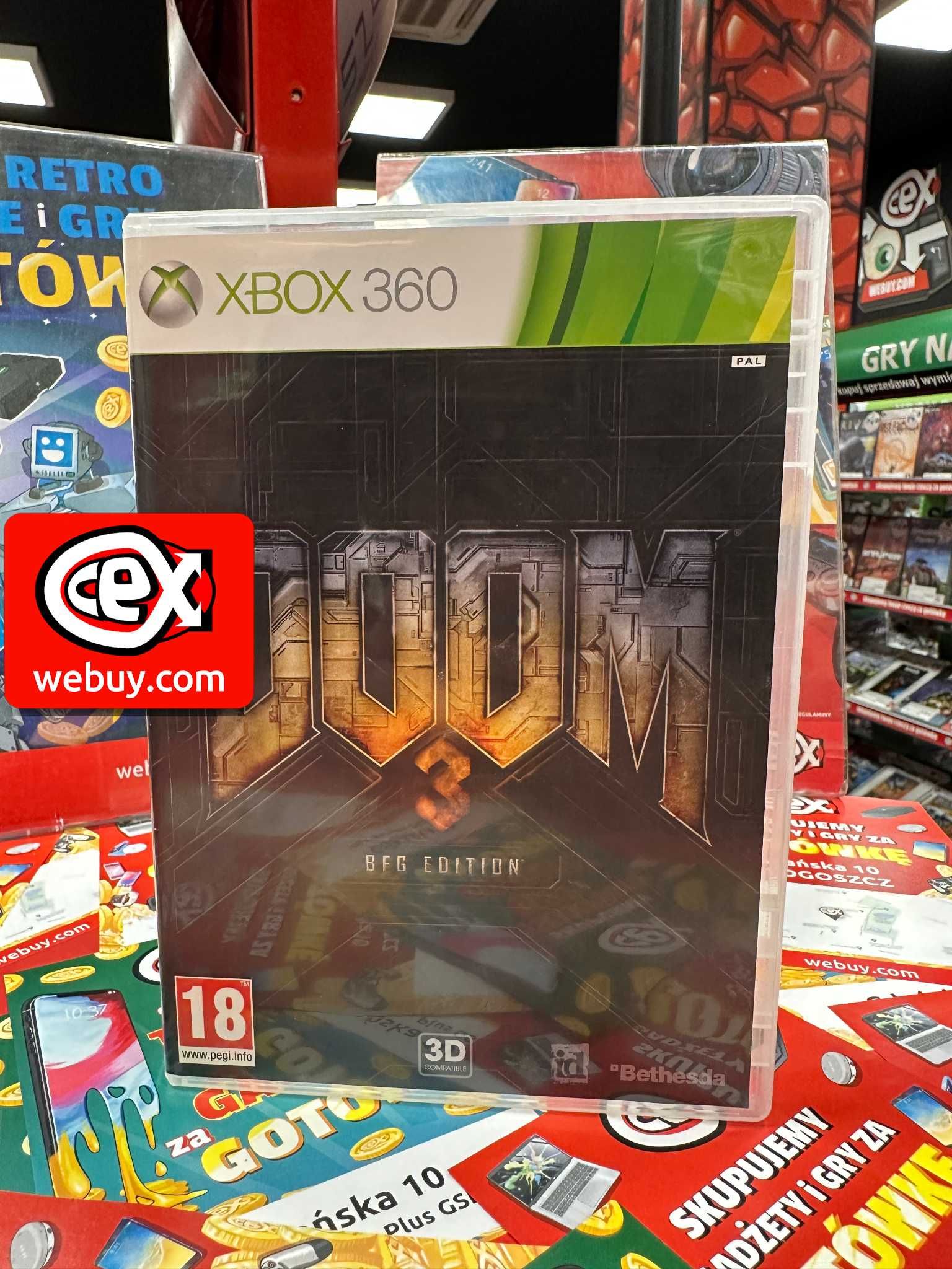 Gra Doom 3 BFG Edition [Xbox 360] CeX Bydgoszcz
