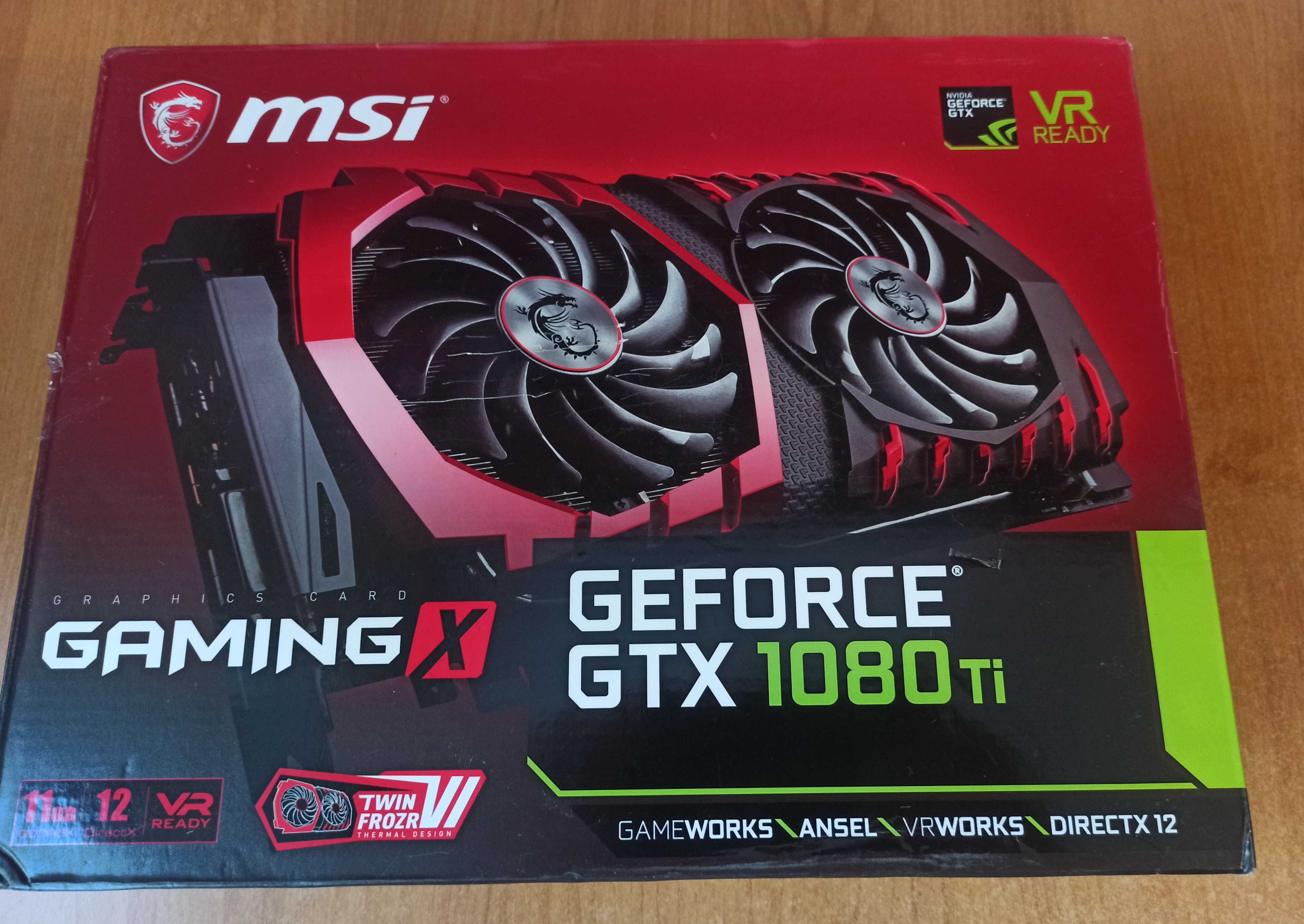 MSI GTX 1080 Ti GAMING X 11G NVIDIA karta graficzna