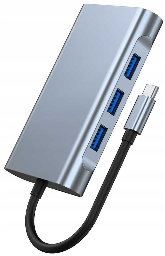 Hub TECH-PROTECT V6-PRO 7w1 USB Typu C, Pasywny