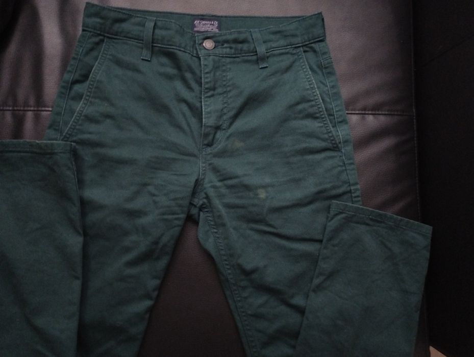 Spodnie Levi's jeansowe zielone - rozm. W28 L32