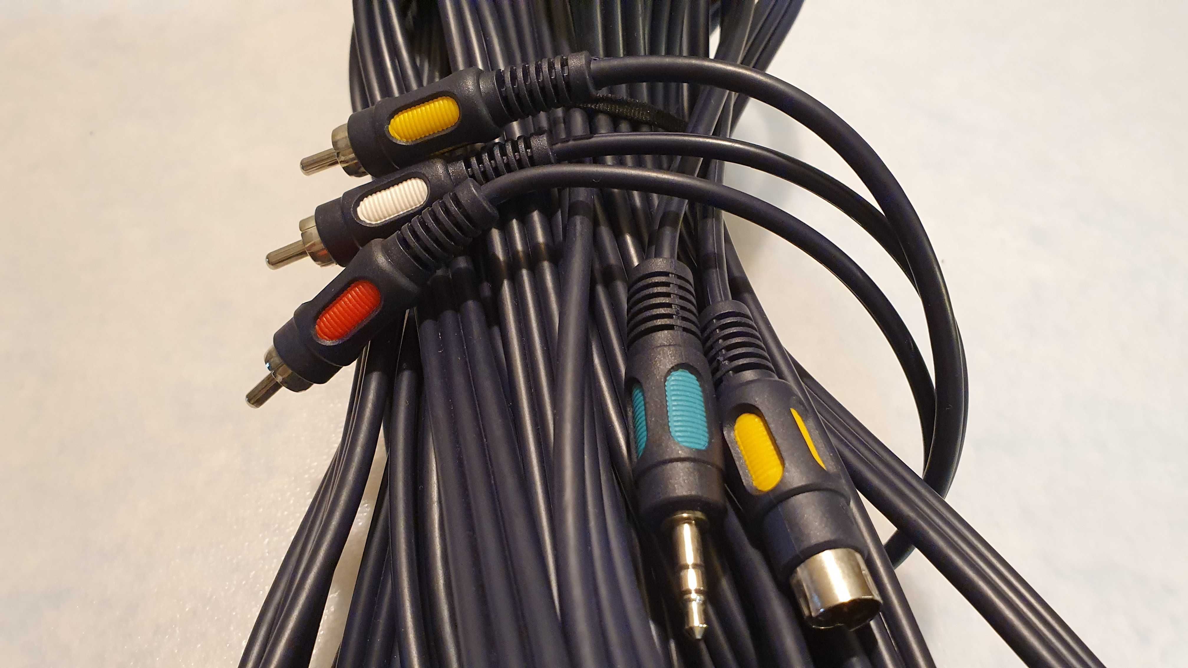 Kabel jack+SVHS-3xRCA 10m