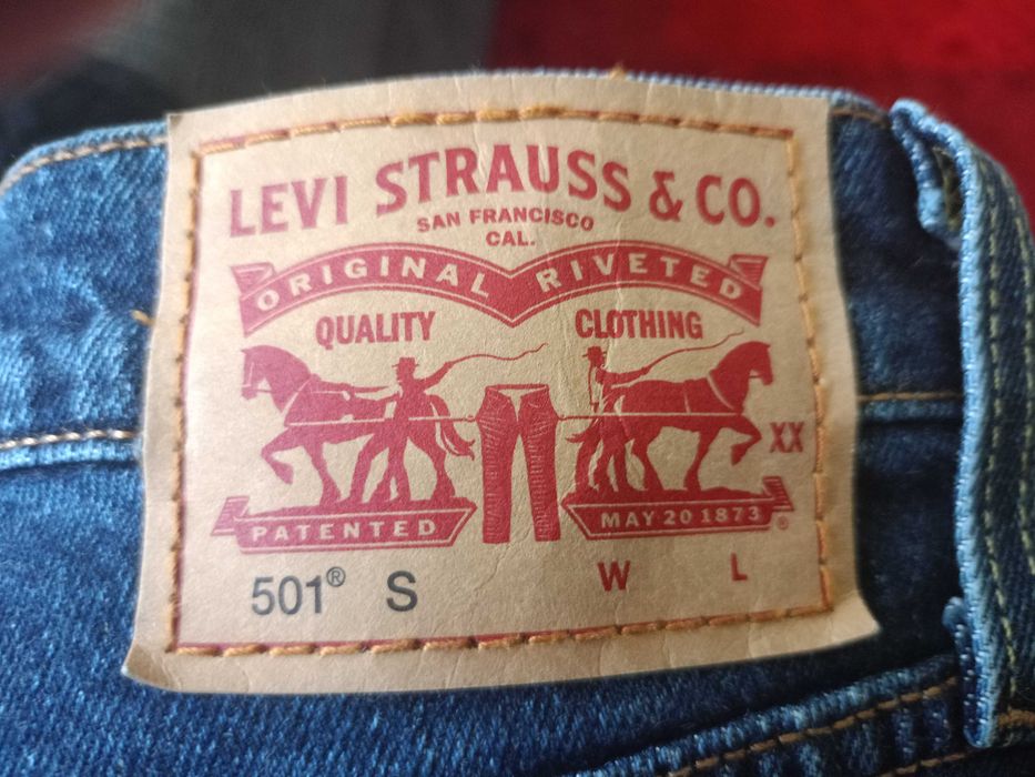 LEVI'S STRAUSS 501 Straight roz 29x30 J. Nowe Okazja
