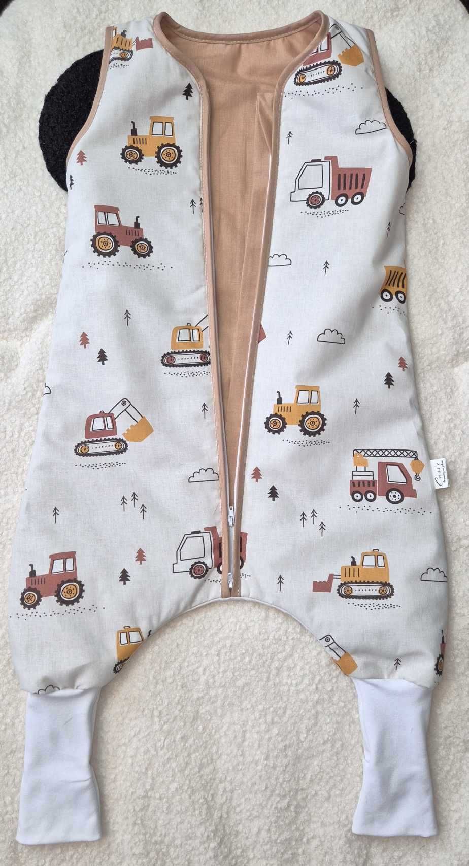 Śpiworek z nogawkami SK wywijane skarpety 1,6 tog r 98-104 wz Traktory
