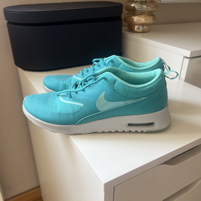 Sportowe buty niebieskie Nike Air Max Thea 'Dusty Cactus'