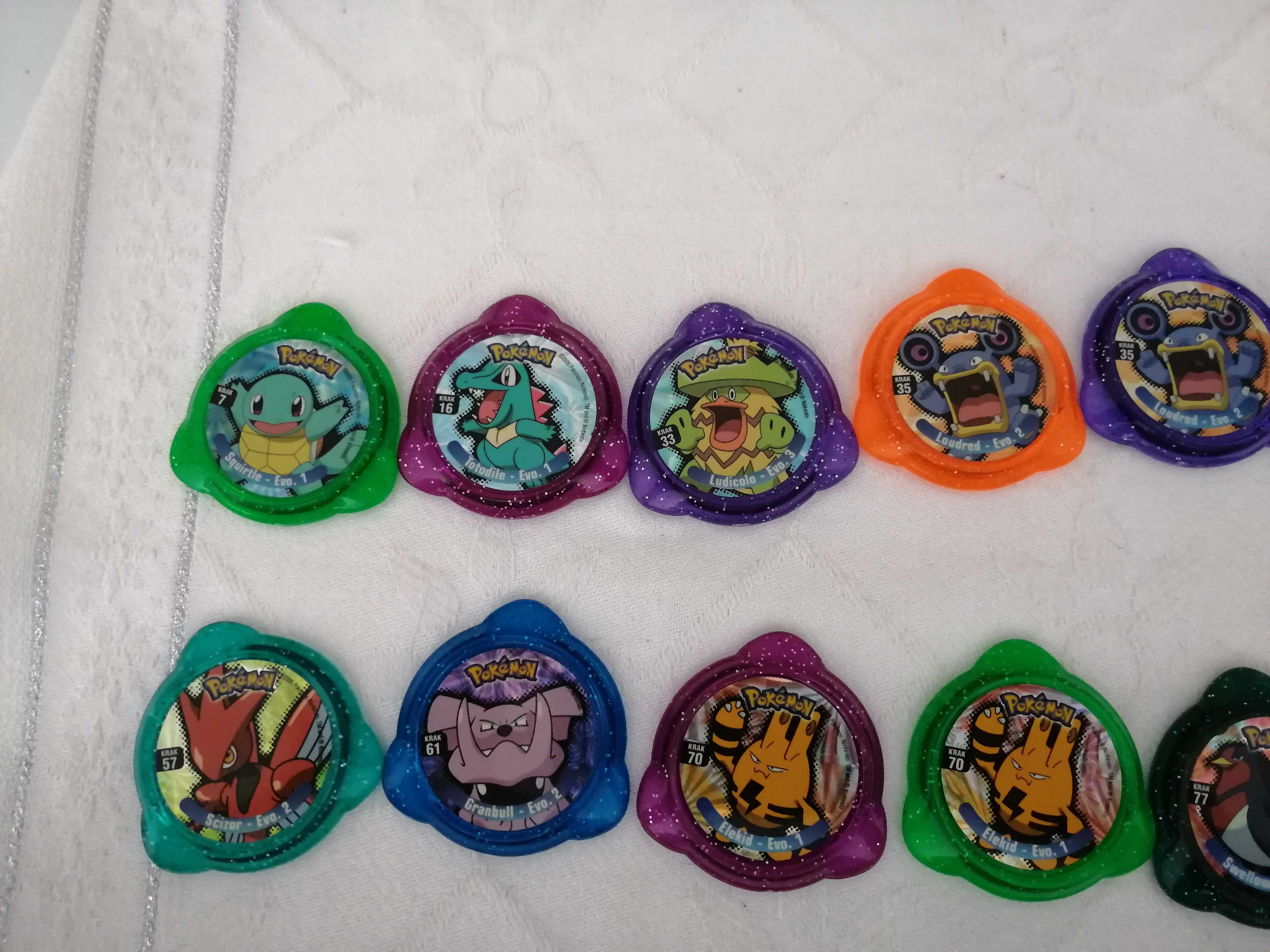 Tazos pokemon kraks