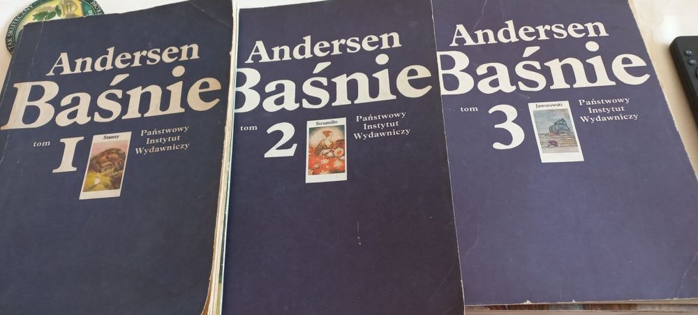 Baśnie Andersena trzy tomy unikaty