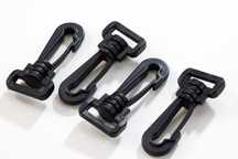 Karabinek Obrotowy 22mm Plastik 4szt Smycz Brelok