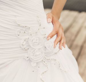 Свадебное платье А-силуэт