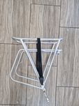 Bagażnik rowerowy tylny pod baterię aluminiowy 28 cali