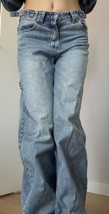 Bershka jeansy wide baloon rozmiar 36