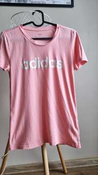 T-shirt różowy adidas
