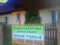 Zaciszny Domek ( 12 osób) niedaleko Kazimierza Dolnego Agroturystyka