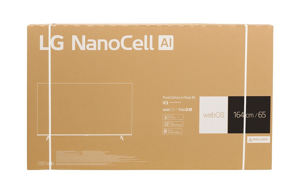 Telewizor LG 65NANO" 4K UHD NanoCell + wieszak na ścianie pod tv.