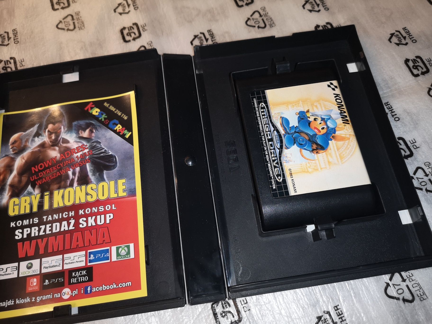 Rocket Knight Adventures SEGA MEGA DRIVE gra (oryginał testowany Box)