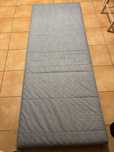IKEA AGOTNES Materac piankowy, twardy/jasnoniebieski 90x200