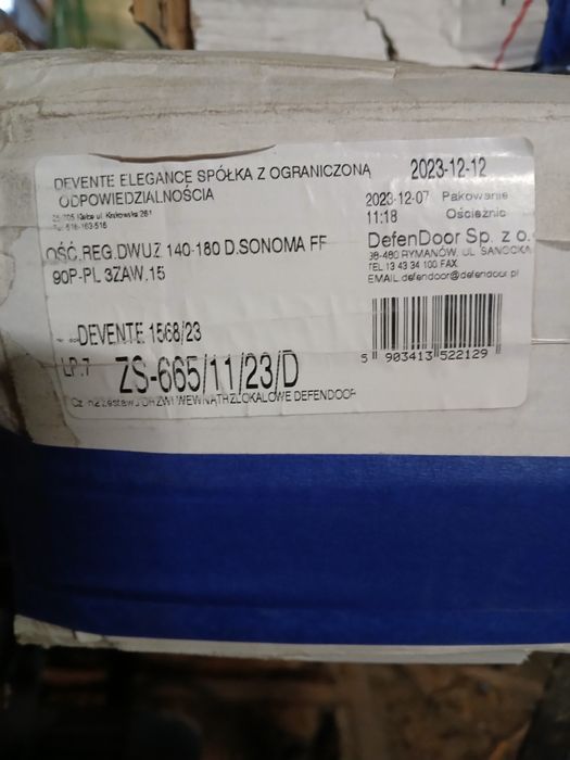 Ościeżnica drzwi 90 prawa