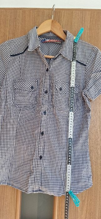Koszula w kartkę Zara