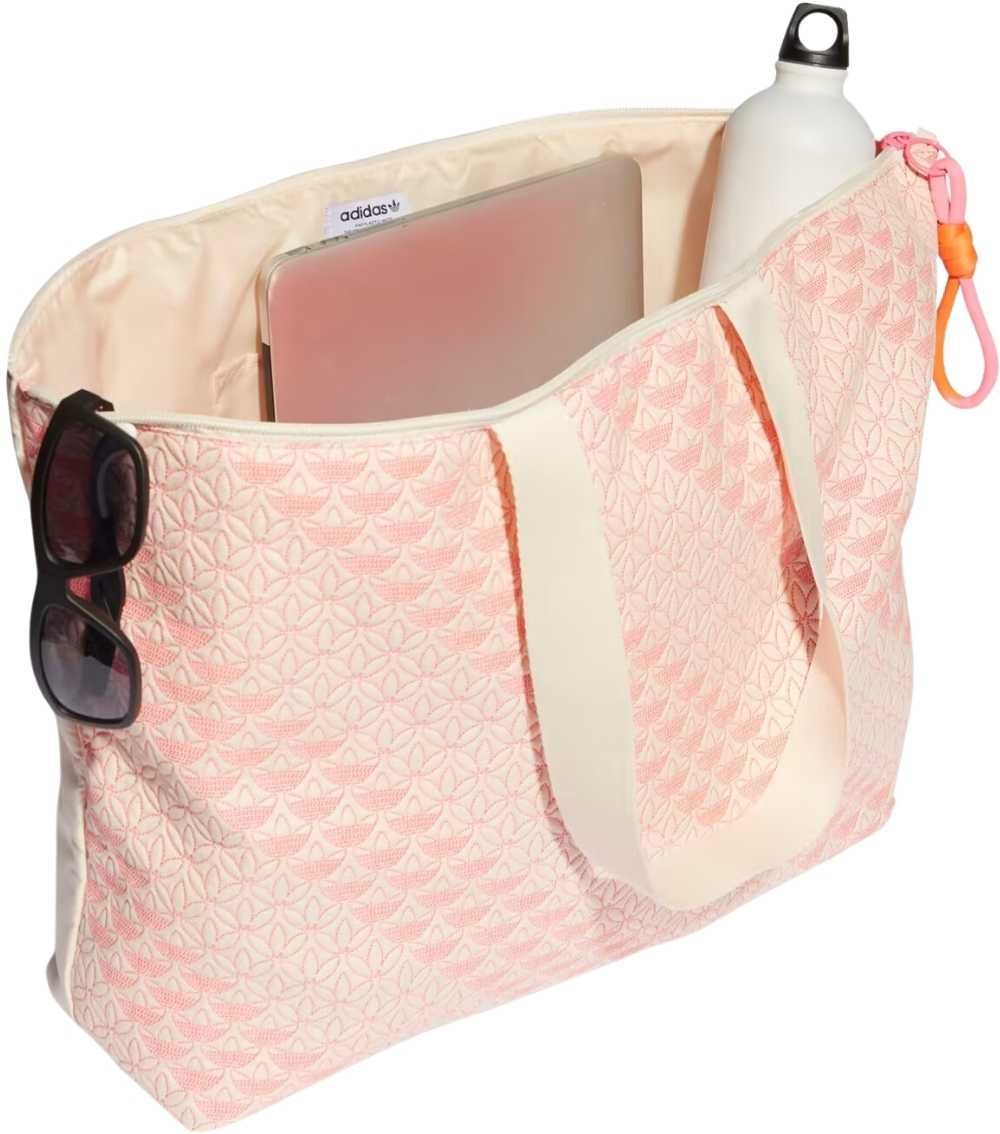 Torba duża pojemna Adidas Quilted Trefoil Shopper