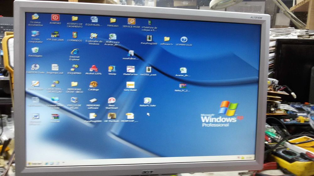 monitor tft lcd acer al1916w