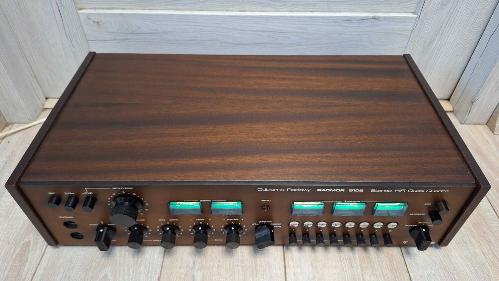 Unitra Amplituner Radmor 5102 Brązowy ! 80 Rok ! PO SERWISIE ! OKAZJA!