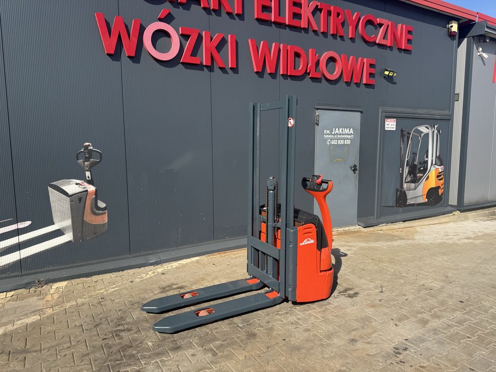 Paleciak elektryczny Linde L 12 150 cm 1200 kg wolny skok wózek