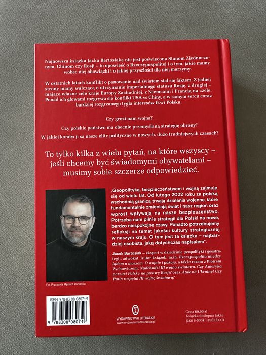 Książka „Najlepsze miejsce na świecie”, Jacek Bartosiak, z AUTOGRAFEM