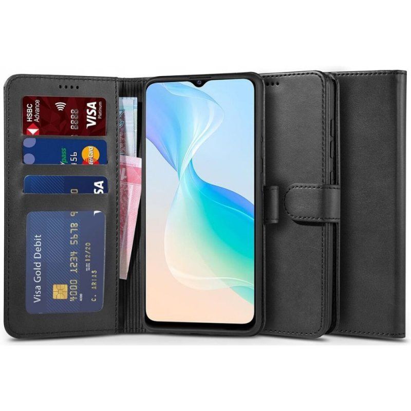 Etui Futerał Tech-Protect Wallet Vivo Y33S Black