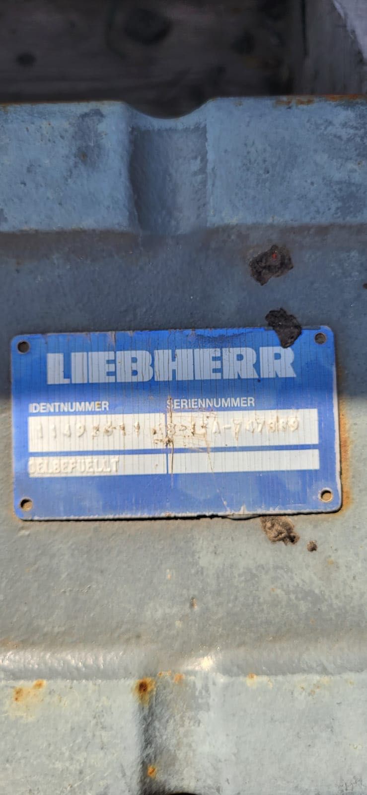Liebherr L538, L542 - Oś przednia