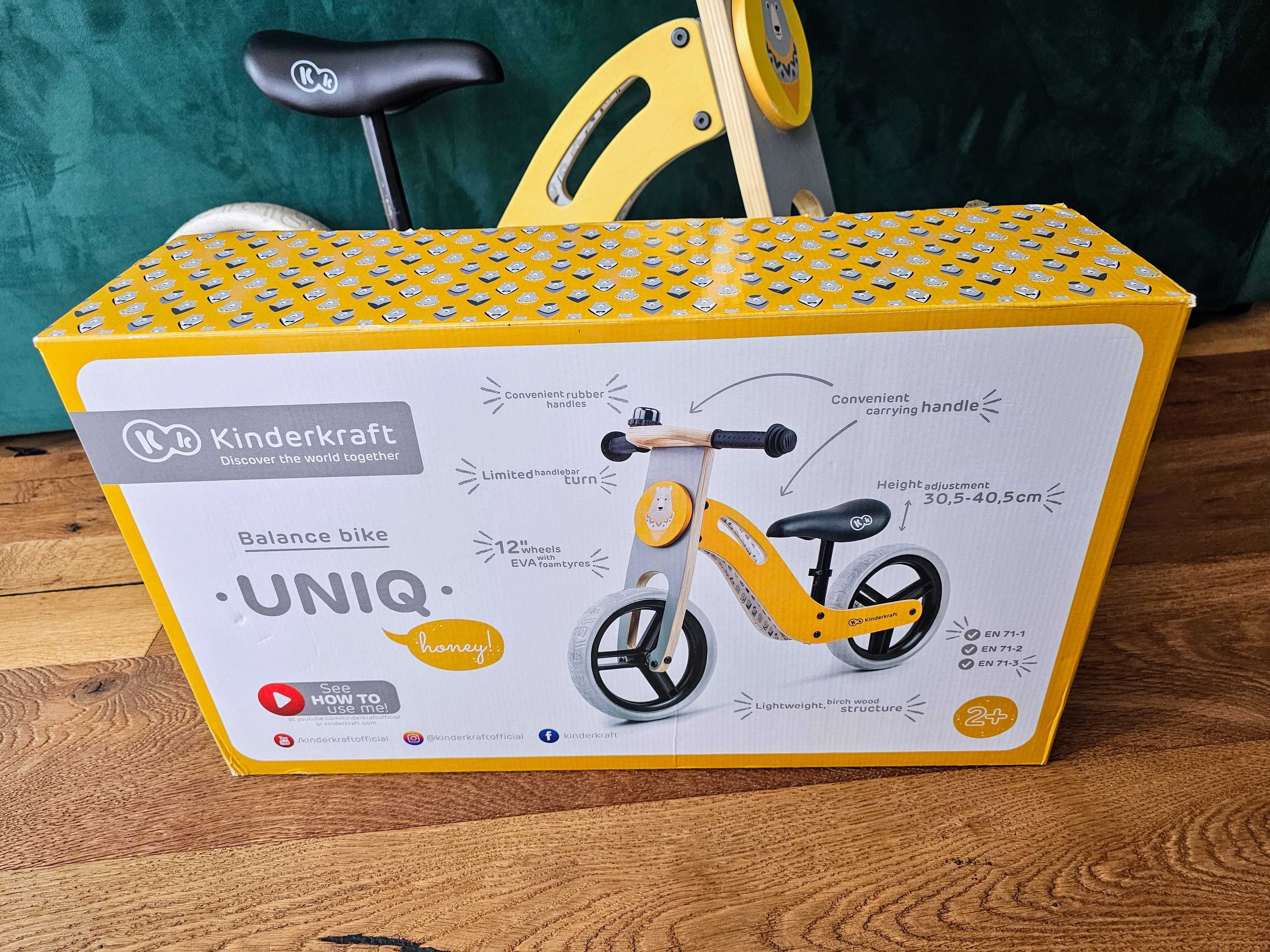 Rowerek biegowy Kinderkraft Uniq rower biegowy tup tup
