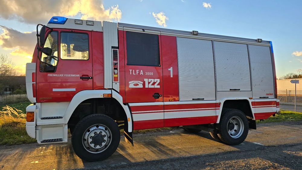 MAN L2000 4x4  Steyr 14S26  Straż Pożarna OSP Wóz Strażacki Firetruck Feuerwehr  OSP Wóz Strażacki Firetruck Feuerwehr