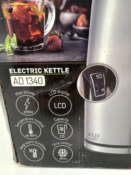 Nowy czajnik z kontrola temperatury