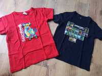 2x koszulka T-shirt GAP i Barcelona r. 128 JAK NOWE