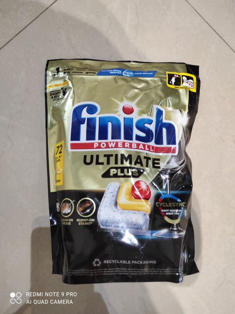 Kapsułki do zmywarki Finish ultimate plus 72 szt